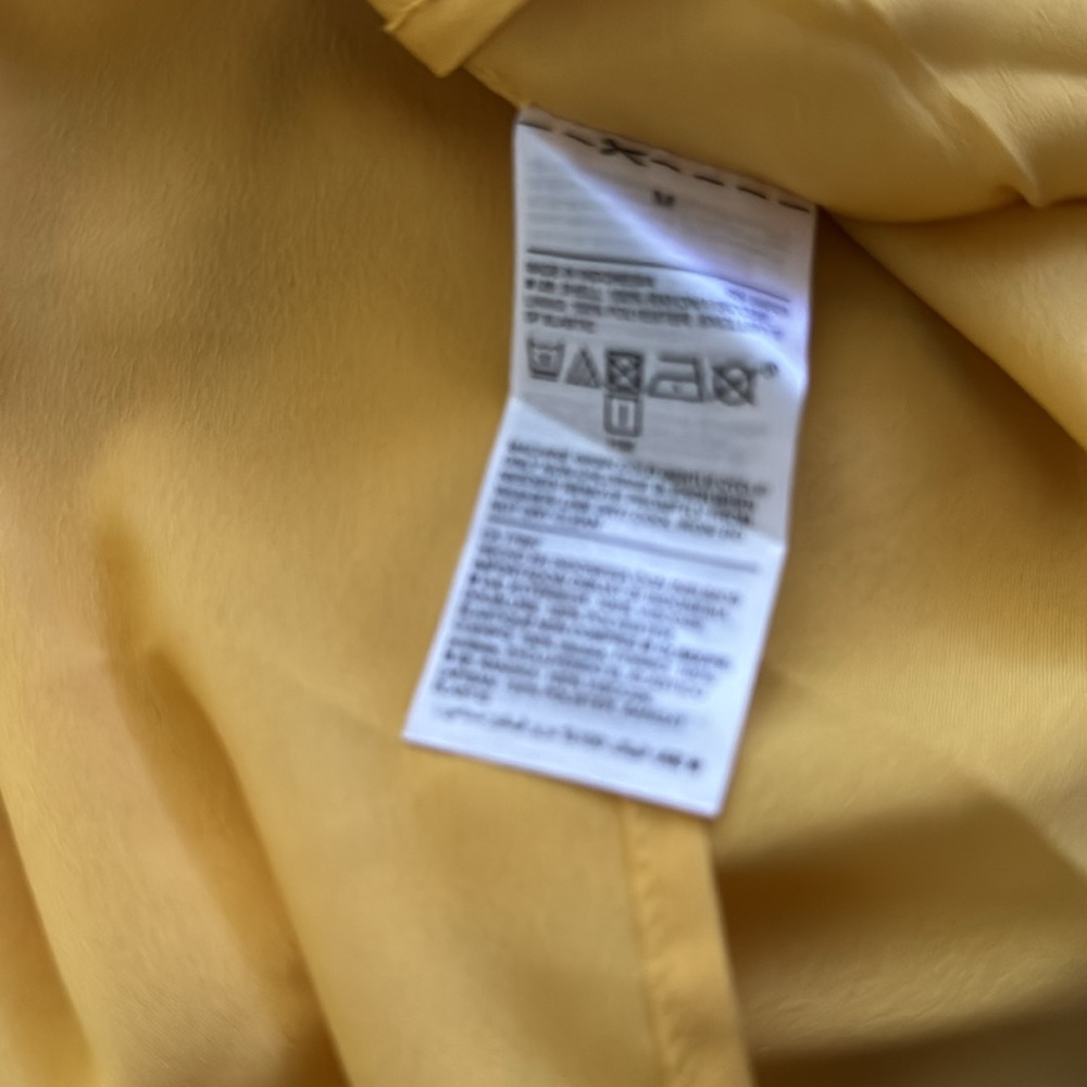 NWT Old Navy Cami Dress yellow floral fully lined - Picture 6 of 6